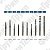 Алмазные боры CF-S26 CF-S28, CF-SS25, TF-SS31, TR-SS21, SO-SS20, DI-SS41, EX09-EX10, SF-L12 нумерация идентична борам MANI